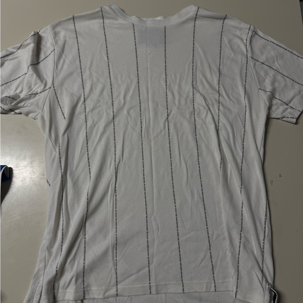 White Striped Pull&Bear Men's Shirt